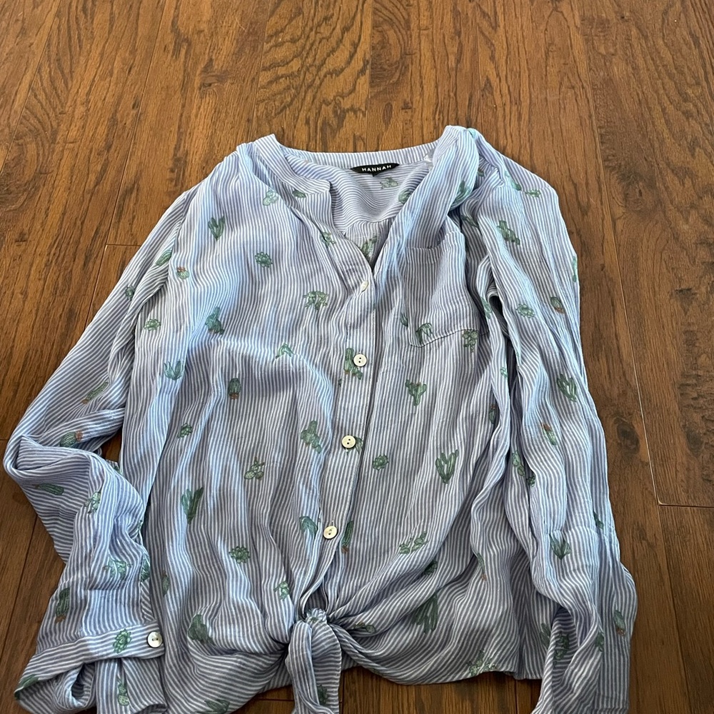 Button up shirt cactus